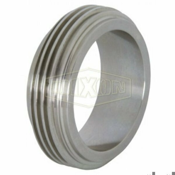 Dixon SMS Welding Male, Fitting/Connector Type: Male, DN101.6 Nominal Size, 1.18 in Thickness, 316 SS, 4.9 15A-R400SMS